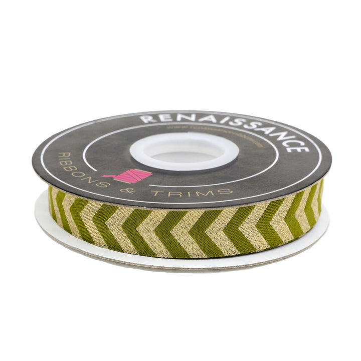 PREORDER - High Flight - Taxiway in Olive - 7/8" width - by Sarah Thomas - One Yard
