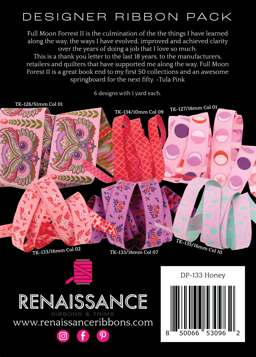 Tula Pink - Full Moon Forest II Designer Pack Honey