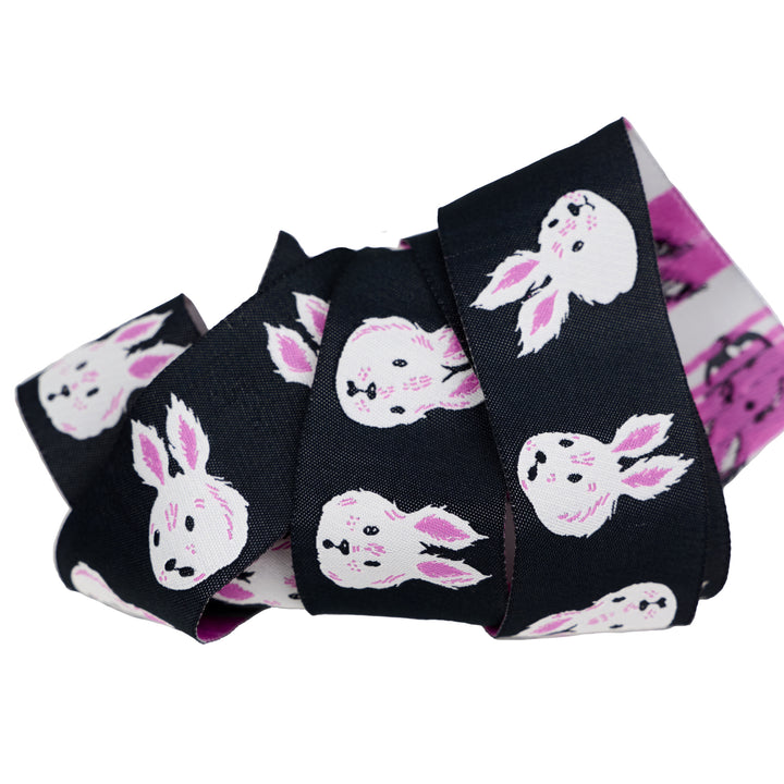 Hello Alice - Rushing Rabbit - 1-1/2" width - by Sarah Watts - One Yard