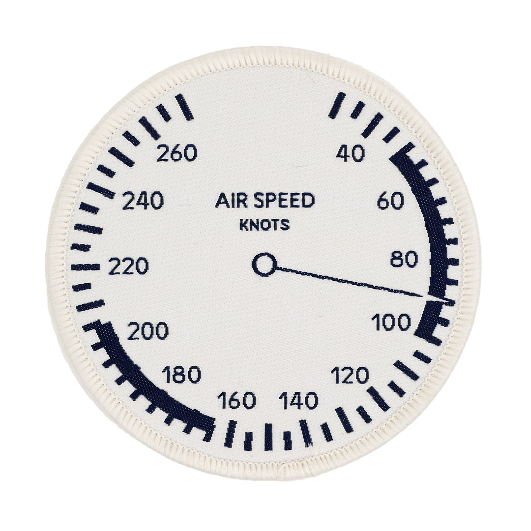 PREORDER - High Flight - Air Speed - by Sarah Thomas - 76x76mm - Iron-On Applique Patch