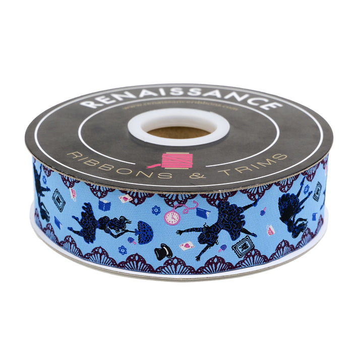PREORDER - Hello Alice - Rabbit Hole - 1-1/2" width - by Sarah Watts - One Yard
