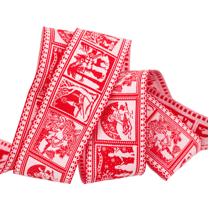 Buon Natale - Holiday Stamps - 1-1/2" - by Joanna Figueroa - One Yard