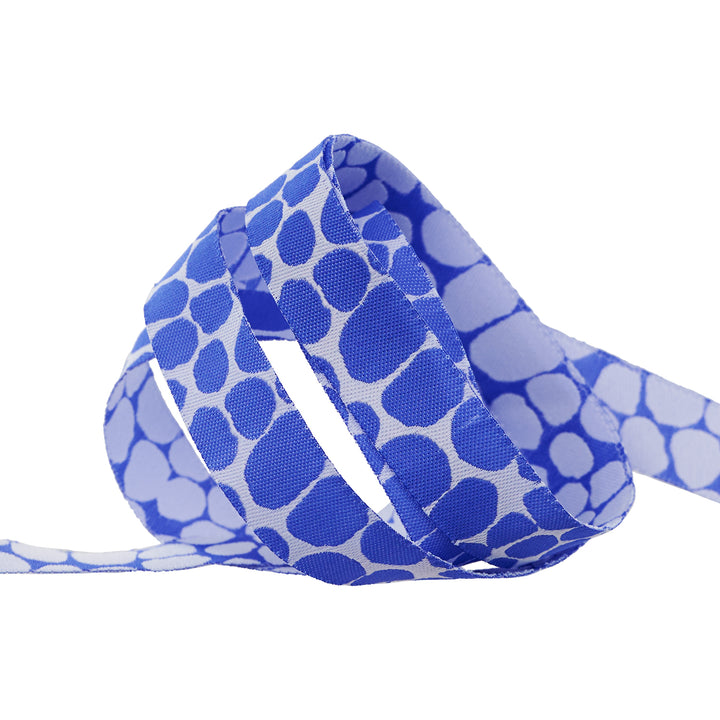 Jumble in Cobalt - 5/8" width - Kaffe Classics 2024 - One Yard