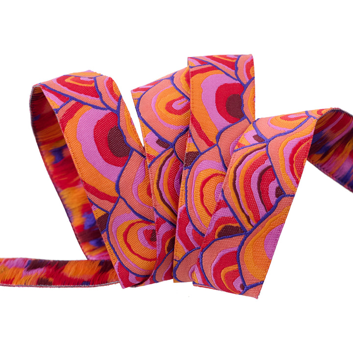 Wobble in Red - 7/8" width - Kaffe Classics 2024 - One Yard