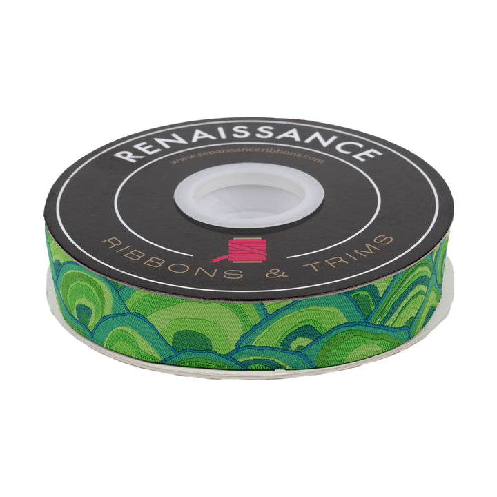 Wobble in Green - 7/8" width - Kaffe Classics 2024 - One Yard