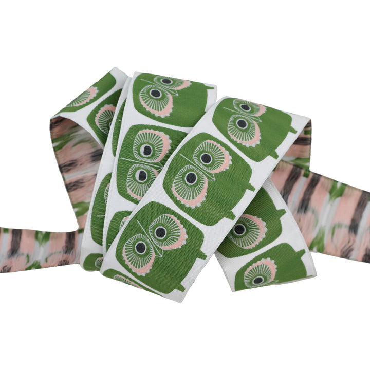 First Day of Fall - Owls - 1-1/2" width - By Loes Van Oosten - One Yard