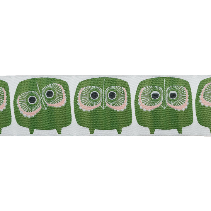 First Day of Fall - Owls - 1-1/2" width - By Loes Van Oosten - One Yard