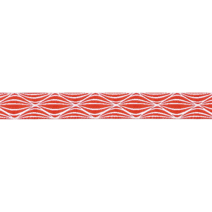 By the Seaside - Wave in Red - 5/8" width - By Loes Van Oosten - One Yard