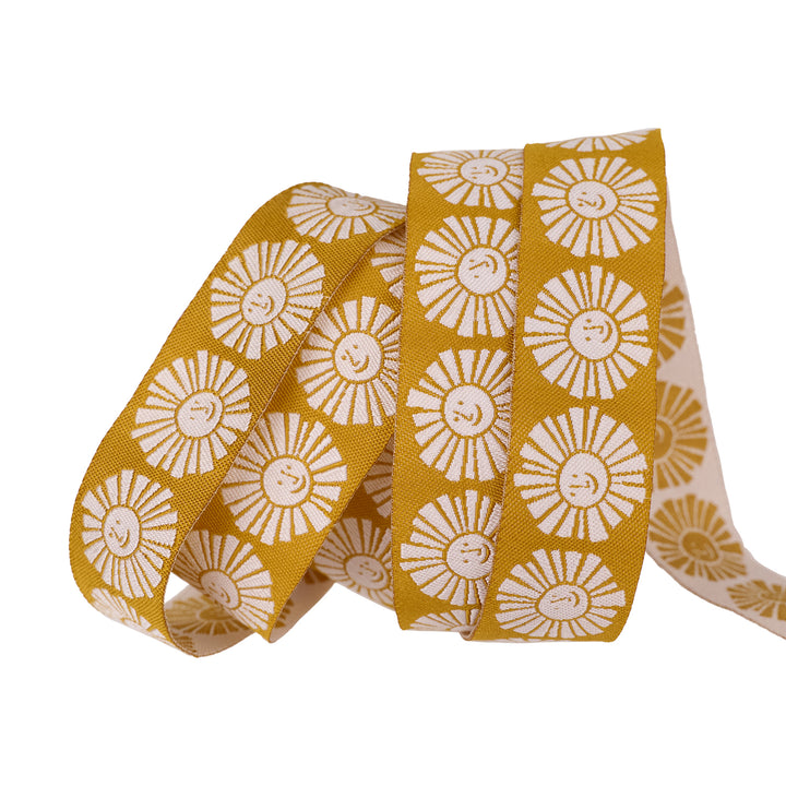 By the Seaside - Sun - 7/8" width - By Loes Van Oosten - One Yard