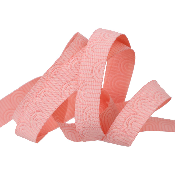 Gateway in Peach - 5/8" width - Savannah - One Yard