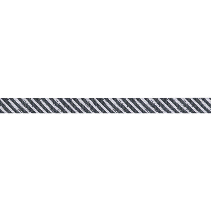 Painted Stripe in Soot - 3/8" width - Farmhouse Christmas - One Yard