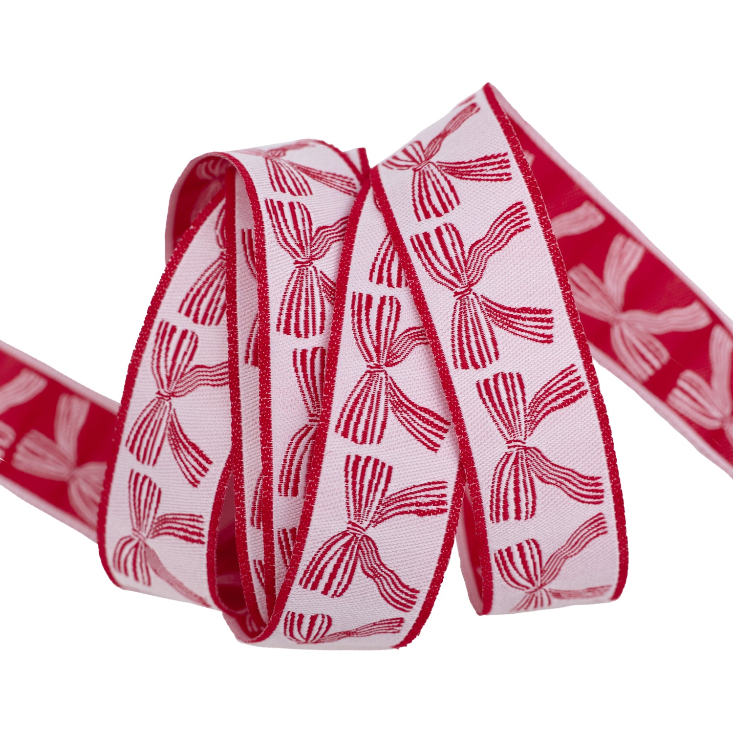 も*様 正規品 Flower ribbon tops Red Festive Bows - 7/8