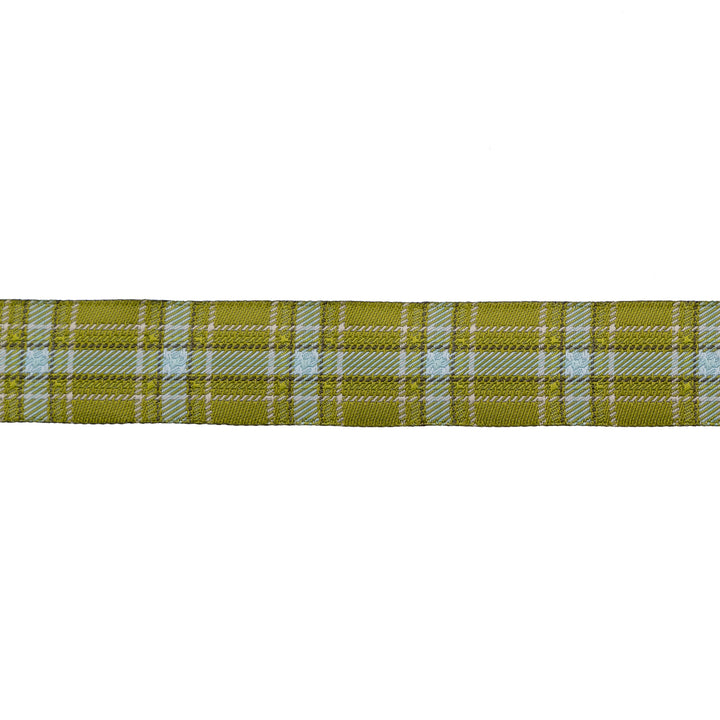 Plaid Perfection in Green - 7/8" width - The Great Outdoors by Stacy Iest Hsu - One Yard