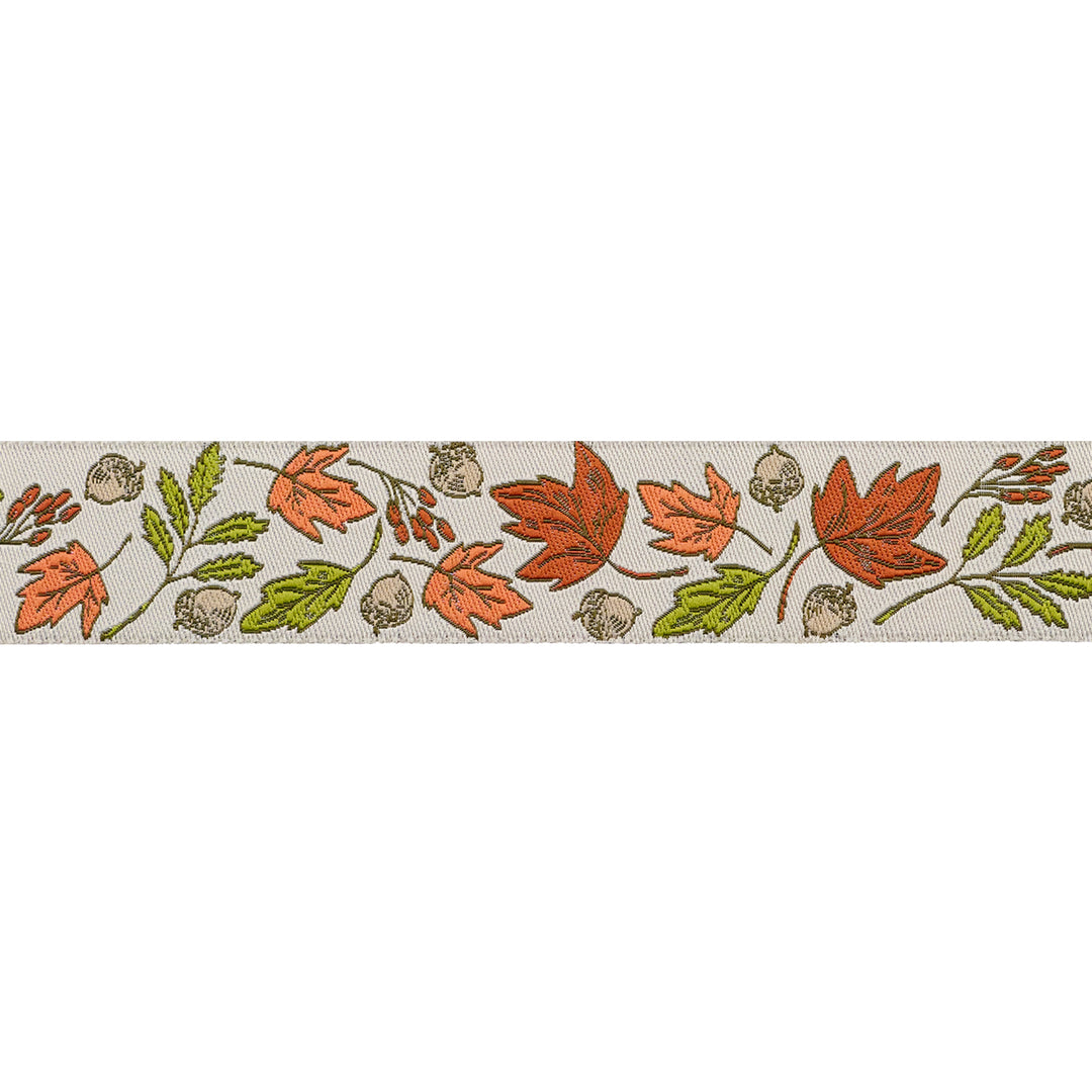 Forest Floor in Cream - 1" width - The Great Outdoors by Stacy Iest Hsu - One Yard