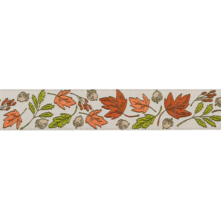 Forest Floor in Cream - 1" width - The Great Outdoors by Stacy Iest Hsu - One Yard