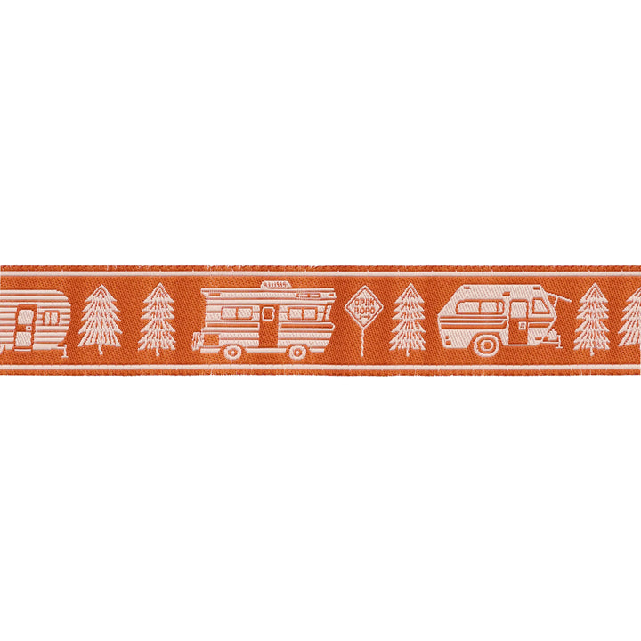 Open Road in Rust - 7/8" width - The Great Outdoors by Stacy Iest Hsu - One Yard