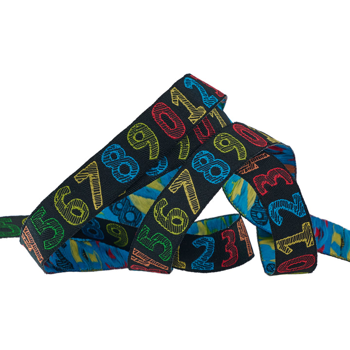 Let's Count in Blackboard - 5/8" width - Back to School by Stacy Iest Hsu - One Yard