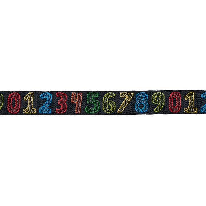 Let's Count in Blackboard - 5/8" width - Back to School by Stacy Iest Hsu - One Yard