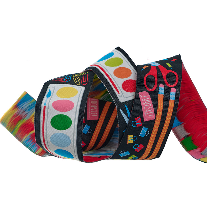 My School Supplies - 1-1/2" width - Back to School by Stacy Iest Hsu - One Yard