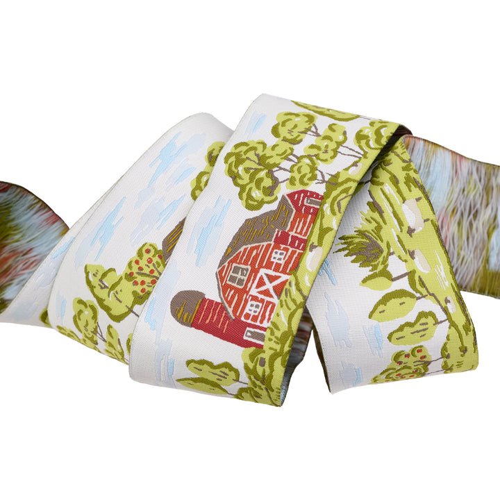 Farmstead in Porcelain - 2" width - Farmstead by Stacy Iest Hsu - One Yard