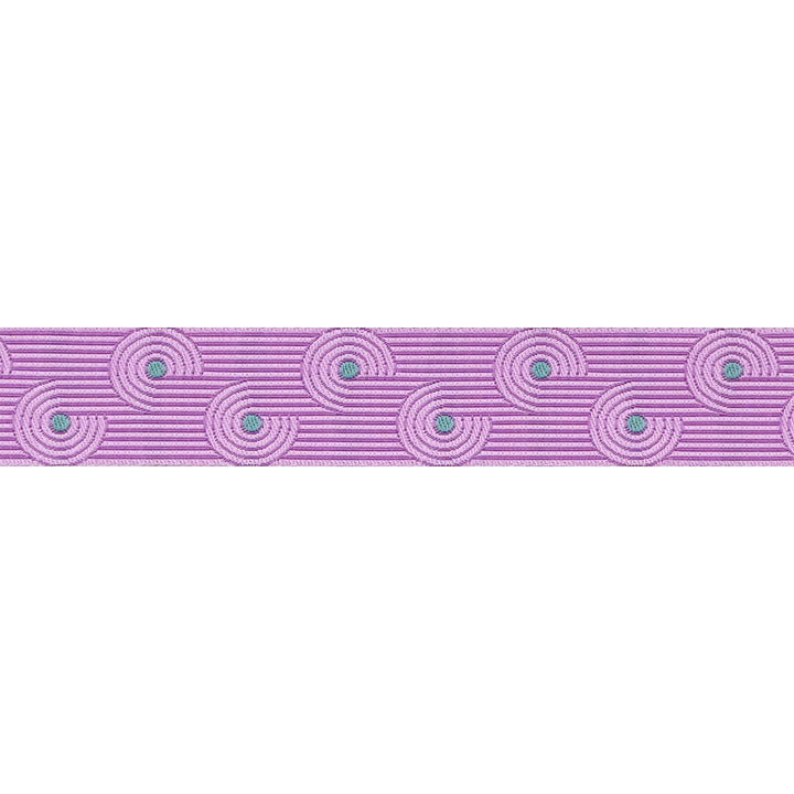 Fiddlehead in Carnation - 7/8" width - Mythical by Stacy Peterson - One Yard
