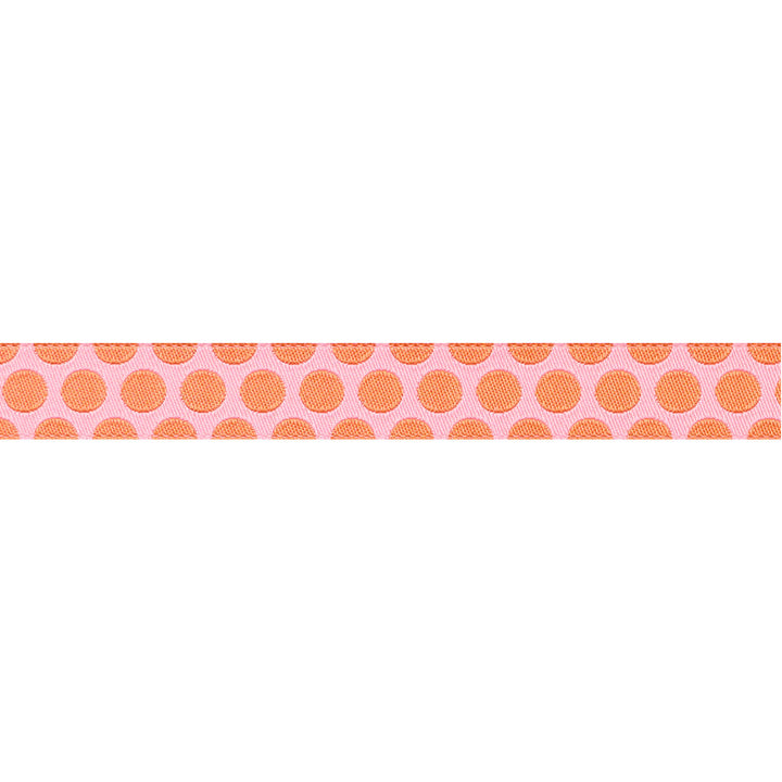 Dinosaur Eggs in Blush - 5/8" width - Tula Pink Roar! - One Yard