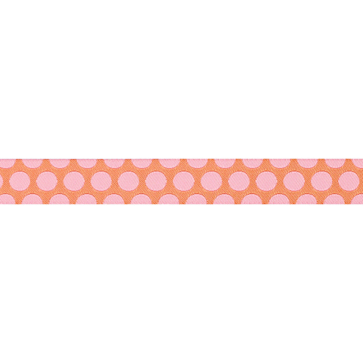 Dinosaur Eggs in Blush - 5/8" width - Tula Pink Roar! - One Yard
