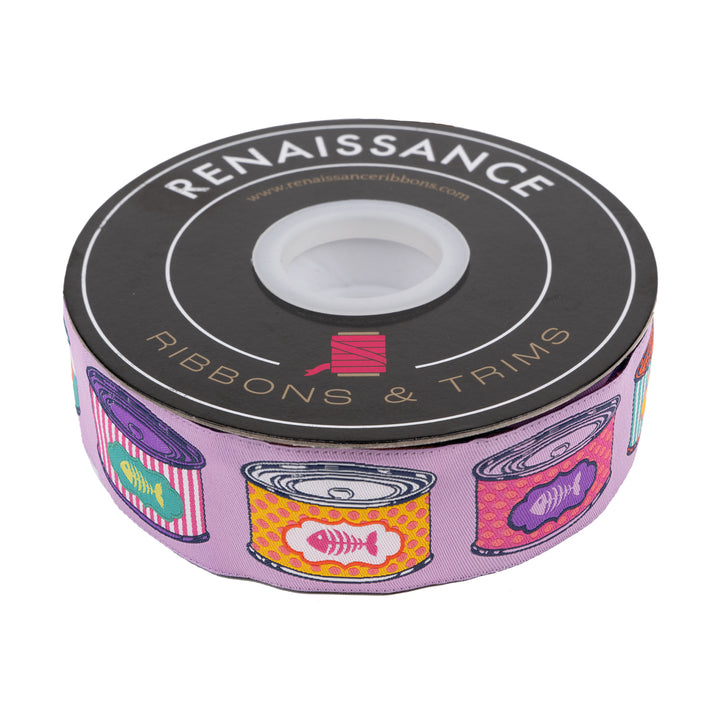 Cat Snacks - 1-1/2" width - Tula Pink Tabby Road - One Yard