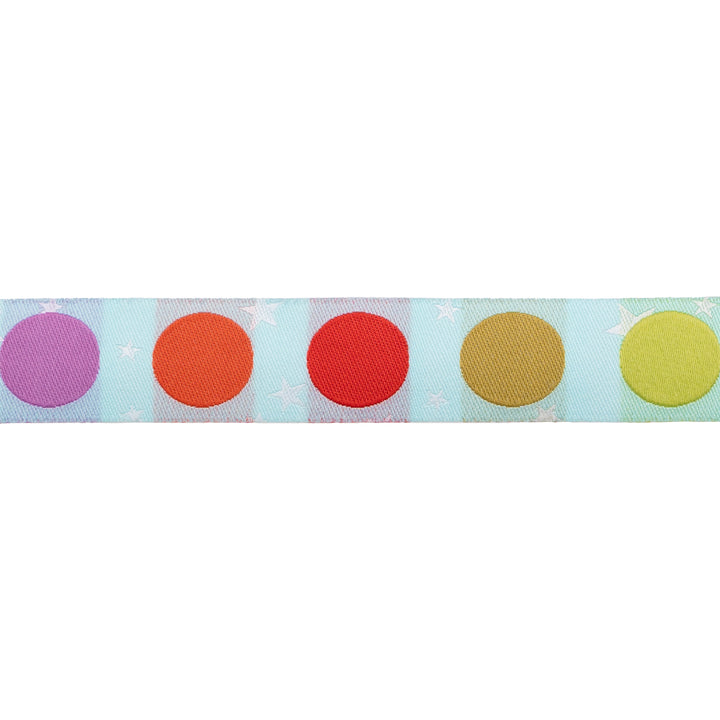 Disco Dot - 7/8" width - Tula Pink Tabby Road - One Yard