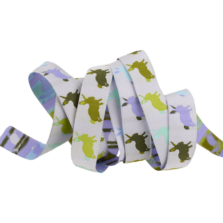 Full Moon Forest II - Hop To It in Enchanted - 5/8" width - by Tula Pink - One Yard