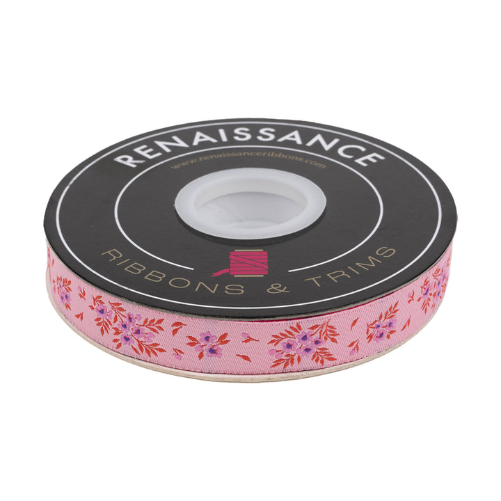 True Colors 2025 - What a Ditz in Pink Lemonade - 5/8" width - by Tula Pink - One Yard