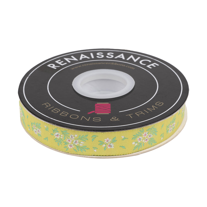 True Colors 2025 - What a Ditz in Buttercup - 5/8" width - by Tula Pink - One Yard