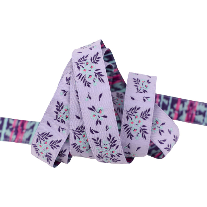 True Colors 2025 - What a Ditz in Viola - 5/8" width - by Tula Pink - One Yard