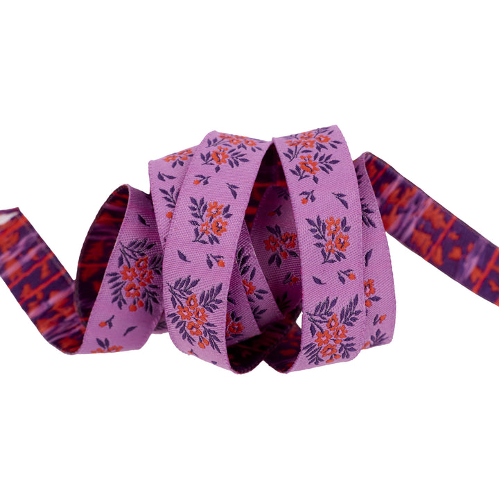 True Colors 2025 - What a Ditz in Heliotrope - 5/8" width - by Tula Pink - One Yard
