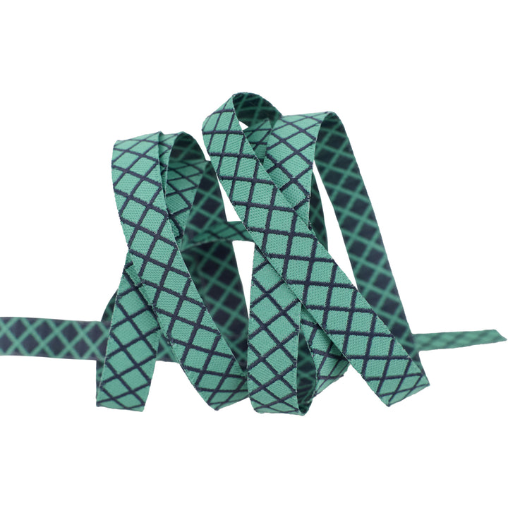 True Colors 2025 - On the Grid in Raindrop - 3/8" width - by Tula Pink - One Yard