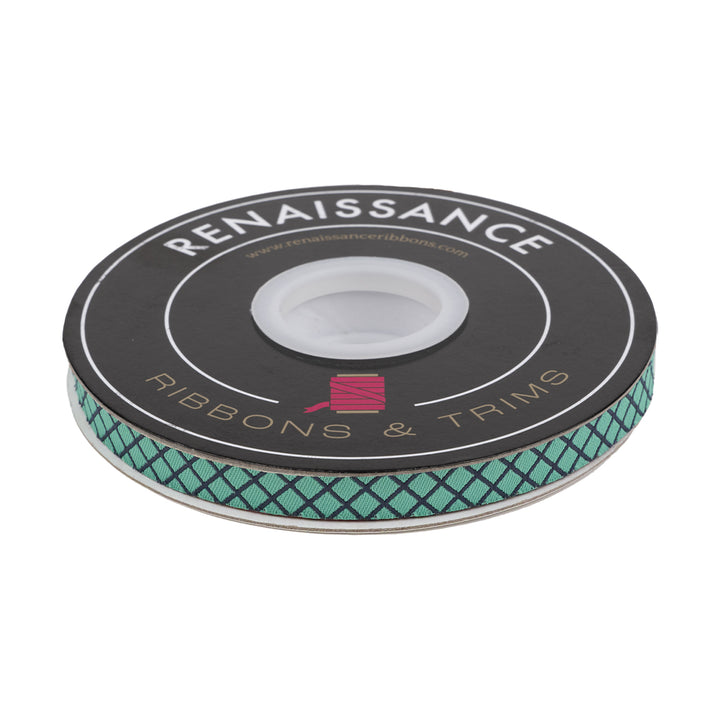 True Colors 2025 - On the Grid in Raindrop - 3/8" width - by Tula Pink - One Yard