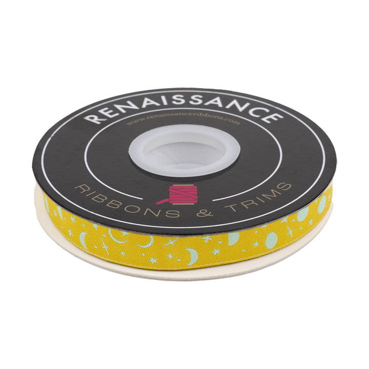 True Colors 2025 - Space Sprinkles in Papaya - 5/8" width - by Tula Pink - One Yard