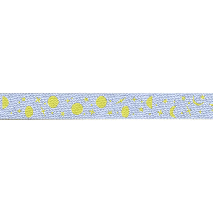 True Colors 2025 - Space Sprinkles in Lightning Bug - 5/8" width - by Tula Pink - One Yard