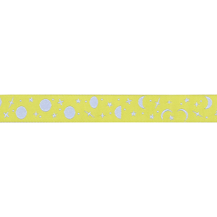 True Colors 2025 - Space Sprinkles in Lightning Bug - 5/8" width - by Tula Pink - One Yard