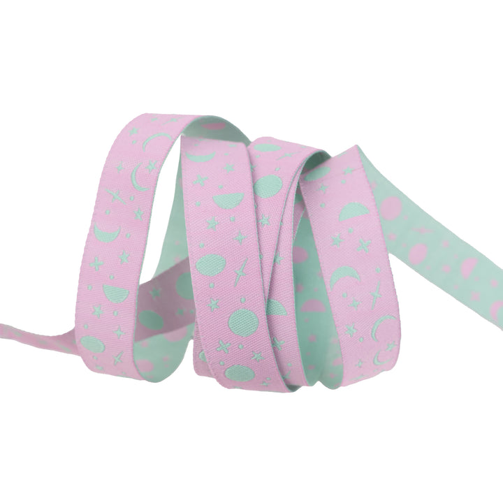 True Colors 2025 - Space Sprinkles in Piglet - 5/8" width - by Tula Pink - One Yard
