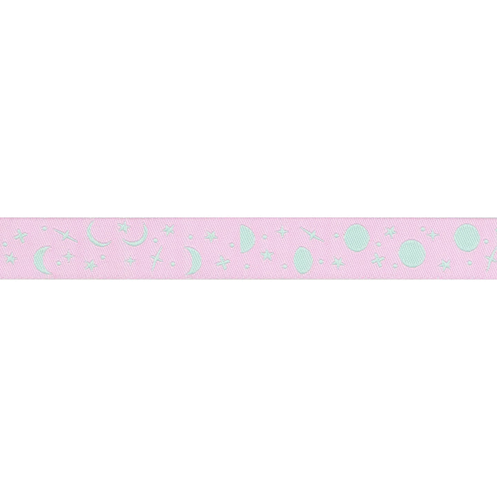 True Colors 2025 - Space Sprinkles in Piglet - 5/8" width - by Tula Pink - One Yard