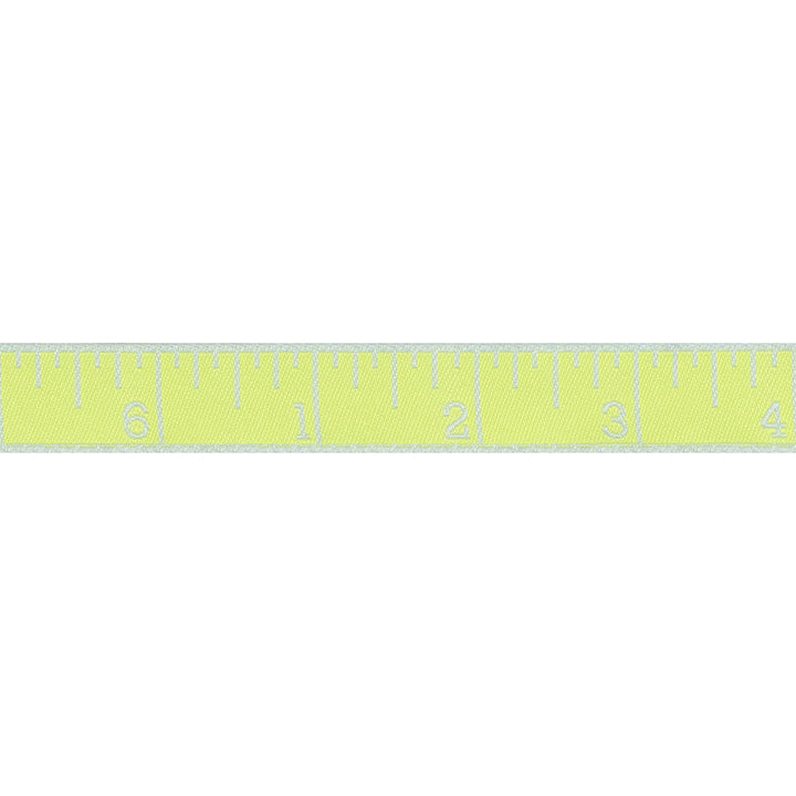 True Colors 2025 - Measure Twice in Lightning Bug - 5/8" width - by Tula Pink - One Yard