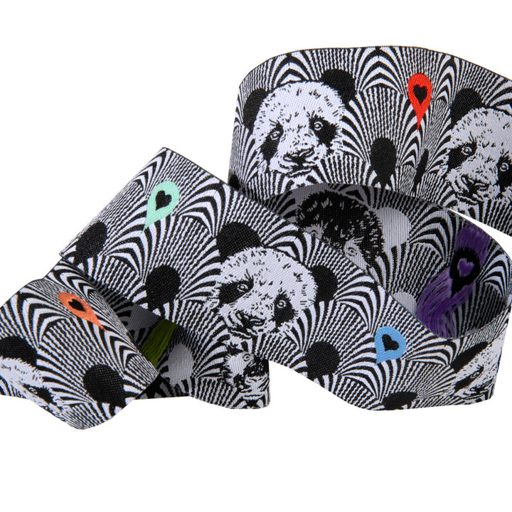 Pandas Lovers - Tula Pink Linework - 1-1/2"
