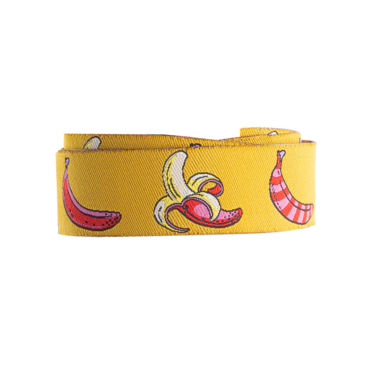 Don't Slip in Mango - 7/8" width - by Tula Pink - One Yard
