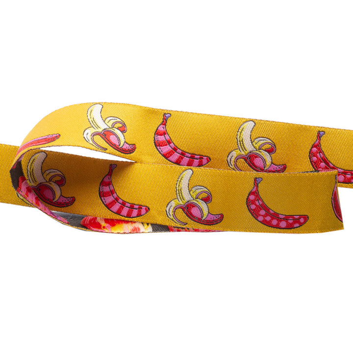Don't Slip in Mango - 7/8" width - by Tula Pink - One Yard