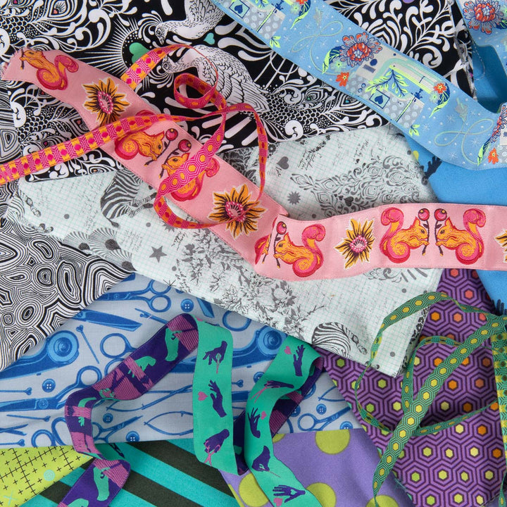 Tula Pink Fabric and Ribbons Mystery Pack