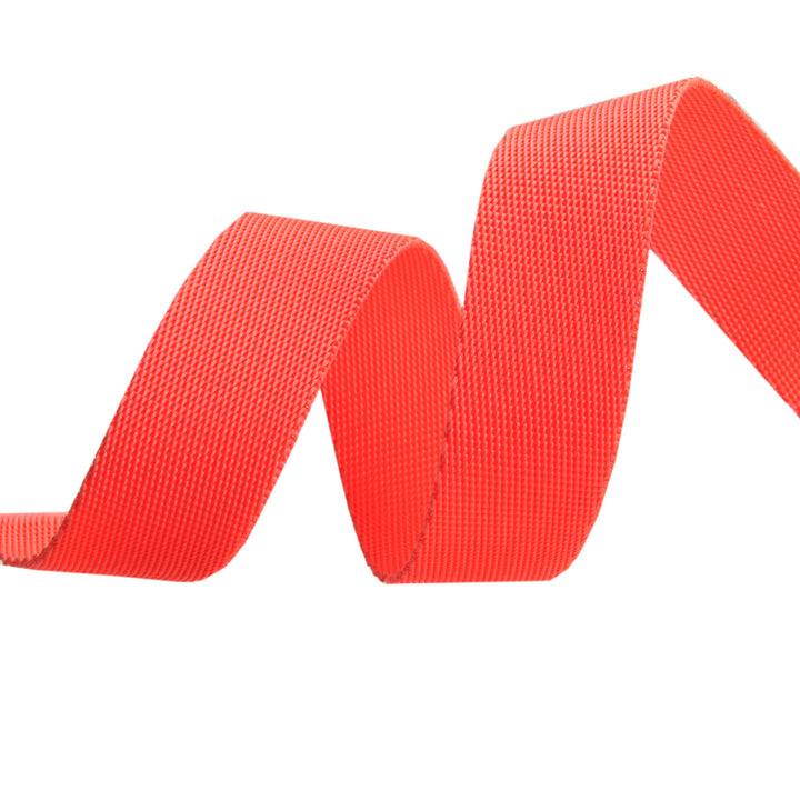2yd Lunar/Orange - 1" Nylon Webbing - by Tula Pink