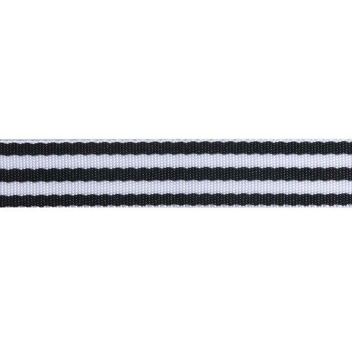 Black/White - 1" wide Nylon Webbing - by Tula Pink - 1 Yard