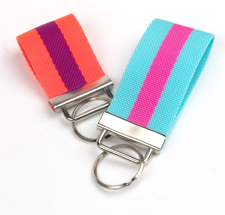 Set of 6 Key Fob hardware 1.5" wide