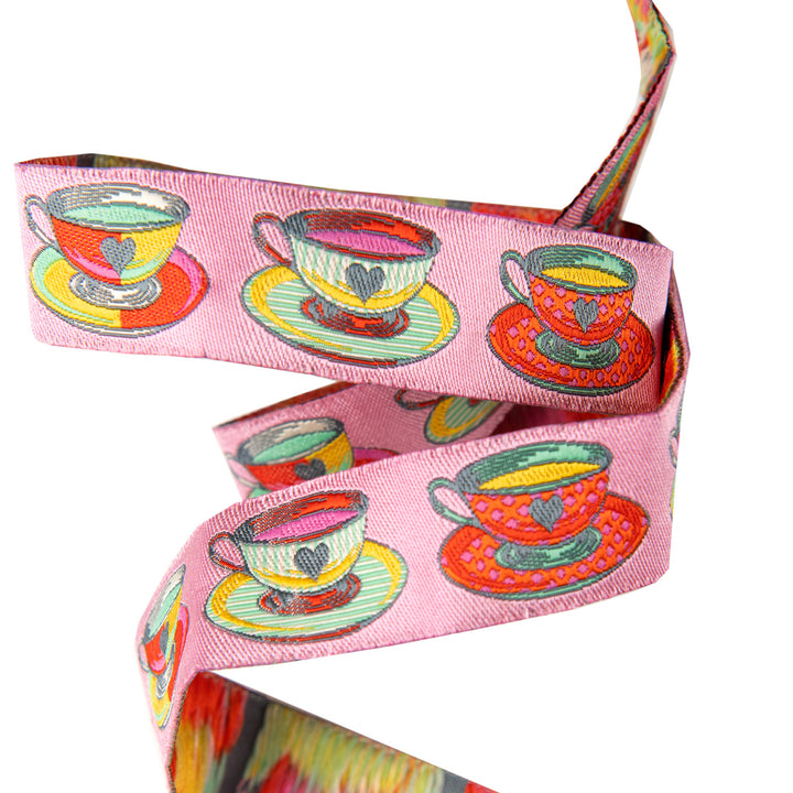 Tea Time Pink-7/8"-Tula Pink Curiouser